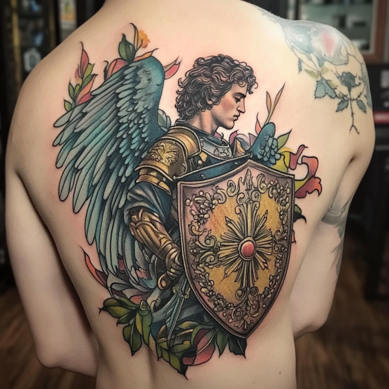 Archangel Michael Tattoo Ideas for Women - women tattoo ideas