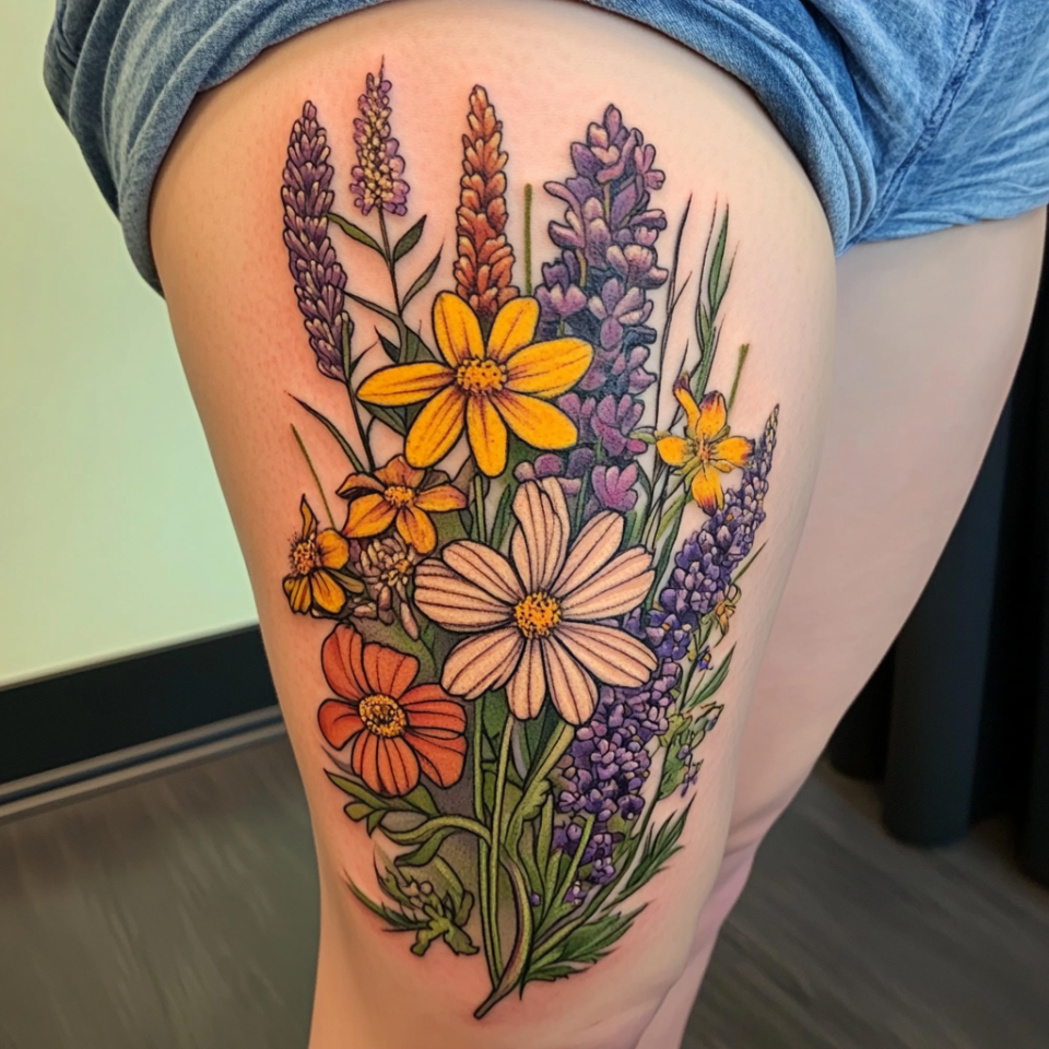 In Bloom: Flower Tattoos for Women That Tell a Story. - women tattoo ideas